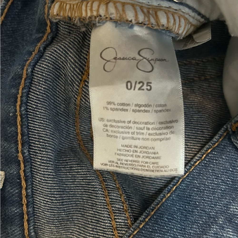 Jessica Simpson wide leg trouser Jean size 25 - Picture 5 of 8